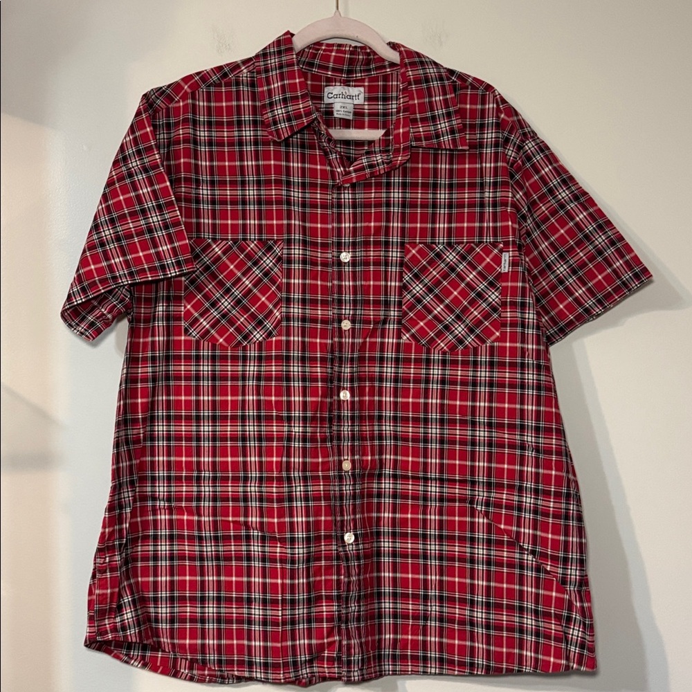 Carhartt short sleeve button up 2XL